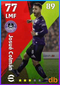 Josué Colmán — LMF, OVR 77, MAX 89