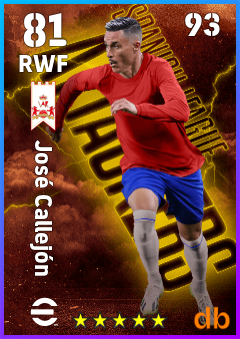 José Callejón — RWF, OVR 81, MAX 93
