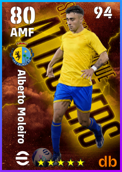 Alberto Moleiro — AMF, OVR 80, MAX 94