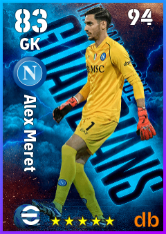 Alex Meret — GK, OVR 83, MAX 94