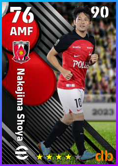 Nakajima Shoya — AMF, OVR 76, MAX 90