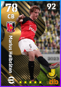 Marius Høibråten — CB, OVR 78, MAX 92