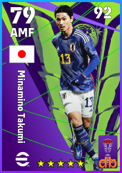 Minamino Takumi — AMF, OVR 79, MAX 92
