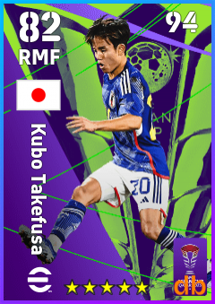 Kubo Takefusa — RMF, OVR 82, MAX 94