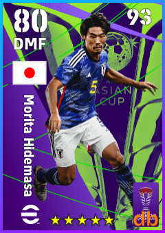 Morita Hidemasa — DMF, OVR 80, MAX 93
