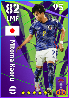 Mitoma Kaoru — LMF, OVR 82, MAX 95