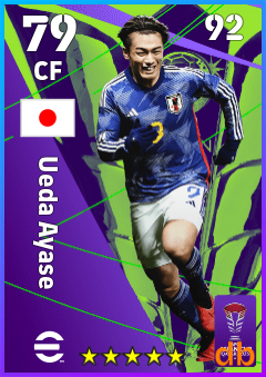 Ueda Ayase — CF, OVR 79, MAX 92