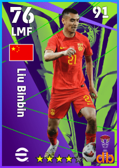 Liu Binbin — LMF, OVR 76, MAX 91