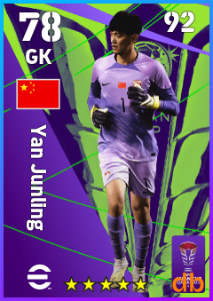 Yan Junling eFootball player card