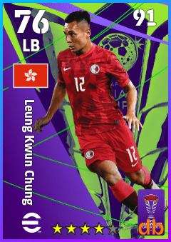 Leung Kwun Chung — LB, OVR 76, MAX 91