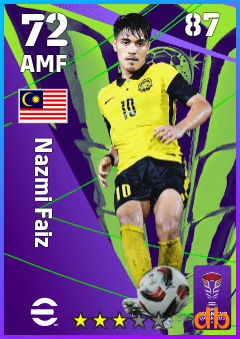 Nazmi Faiz — AMF, OVR 72, MAX 87