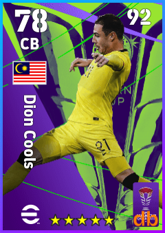 Dion Cools eFootball player card