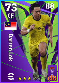 Darren Lok — CF, OVR 73, MAX 88