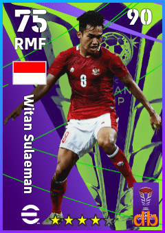 Witan Sulaeman — RMF, OVR 75, MAX 90