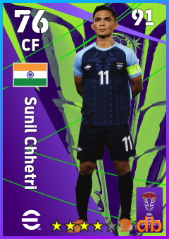 Sunil Chhetri eFootball player card