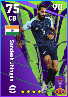 Sandesh Jhingan — CB, OVR 75, MAX 90