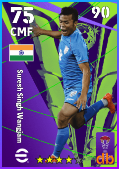 Suresh Singh Wangjam — CMF, OVR 75, MAX 90