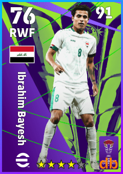 Ibrahim Bayesh — RWF, OVR 76, MAX 91