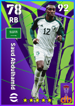 Saud Abdulhamid eFootball player card