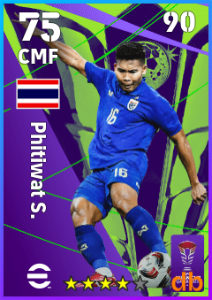 Phitiwat S. — CMF, OVR 75, MAX 90