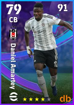 Daniel Amartey — CB, OVR 79, MAX 91