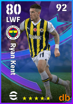 Ryan Kent — LWF, OVR 80, MAX 92