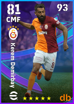 Kerem Demirbay — CMF, OVR 81, MAX 93
