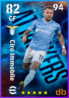 Ciro Immobile — CF, OVR 82, MAX 94