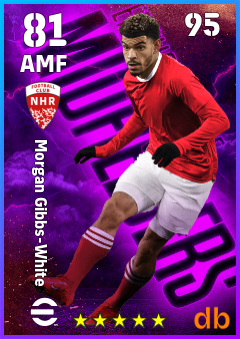 Morgan Gibbs-White — AMF, OVR 81, MAX 95