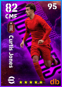 Curtis Jones — CMF, OVR 82, MAX 95