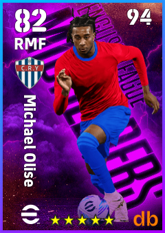 Michael Olise — RMF, OVR 82, MAX 94