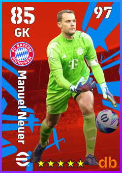 Manuel Neuer — GK, OVR 85, MAX 97