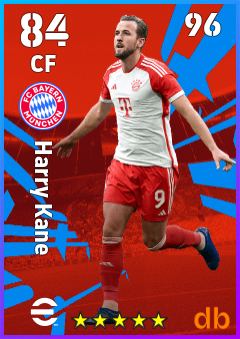 Harry Kane — CF, OVR 84, MAX 96