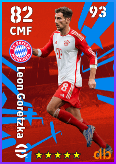 Leon Goretzka — CMF, OVR 82, MAX 93