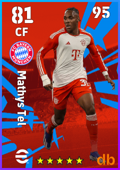 Mathys Tel eFootball player card