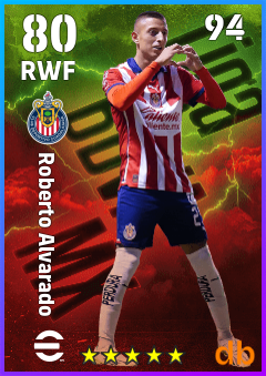 Roberto Alvarado — RWF, OVR 80, MAX 94