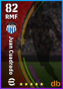 Juan Cuadrado — RMF, OVR 82, MAX 82