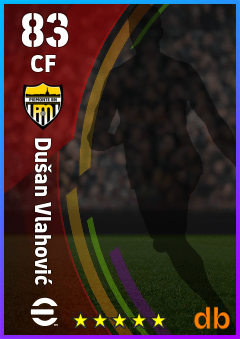 Dušan Vlahović eFootball player card