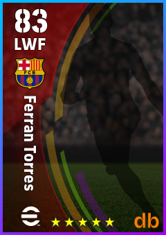 Ferran Torres eFootball player card