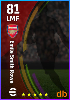 Emile Smith Rowe — LMF, OVR 81, MAX 81