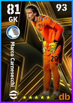 Marco Carnesecchi — GK, OVR 81, MAX 93