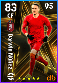 Darwin Núñez eFootball player card