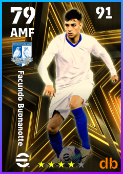 Facundo Buonanotte — AMF, OVR 79, MAX 91