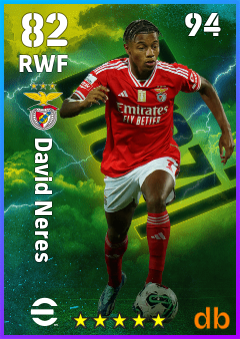 David Neres — RWF, OVR 82, MAX 94