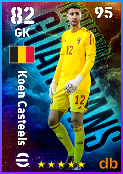 Koen Casteels eFootball player card