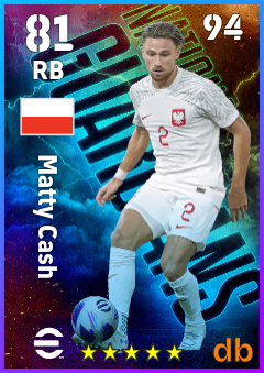 Matty Cash eFootball player card