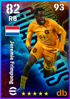 Jeremie Frimpong eFootball player card