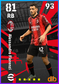 Alessandro Florenzi — RB, OVR 81, MAX 93