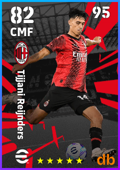 Tijjani Reijnders — CMF, OVR 82, MAX 95