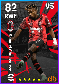 Samuel Chukwueze — RWF, OVR 82, MAX 95